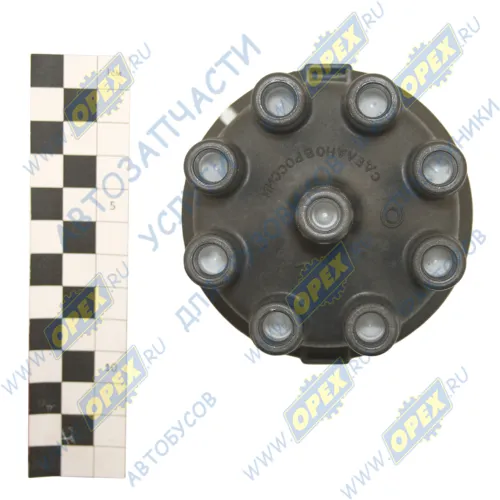 Р351-3706500 Крышка распределителя (трамблера) зажигания под зажим, в сборе ГАЗ-53,3307,66,ЗИЛ-130 СОАТЭ1