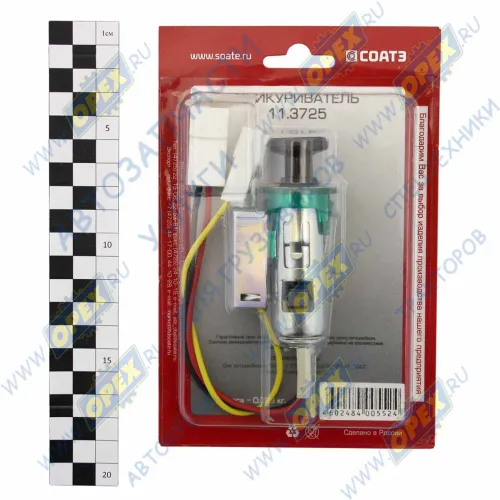 11.3725 Прикуриватель ф22; фишка 2 клеммы/фишка 1 клемма в сборе (48х32х50) СОАТЭ