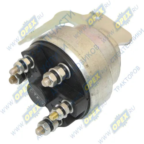 ВК856 У-ХЛ Выключатель (замок) зажигания (металл) L=70; 5 контактов под гайку 24v /МАЗ.КРАЗ/ СОАТЭ1