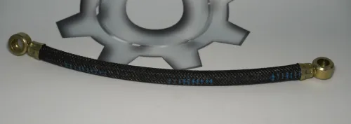 236-1111614 Трубка (РТИ) ф10; под 2 штуцера ф10 подвода масла к ТНВД ЯМЗ-236 СПЕЦМАШ