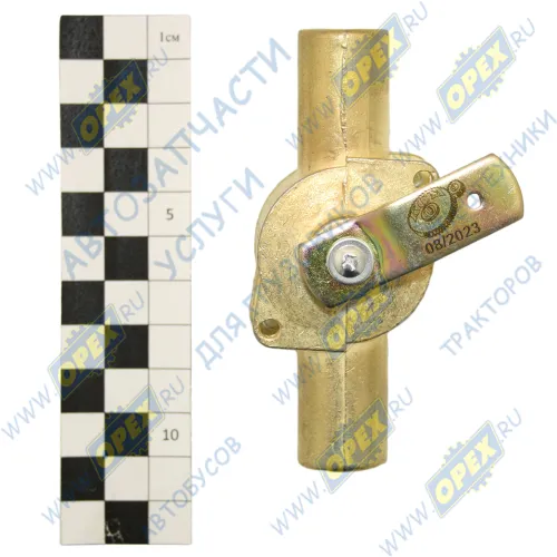 64221-8101150-СПЕЦМАШ Кран отопителя МАЗ (2 выхода) С/О (прямоточный) СПЕЦМАШ1