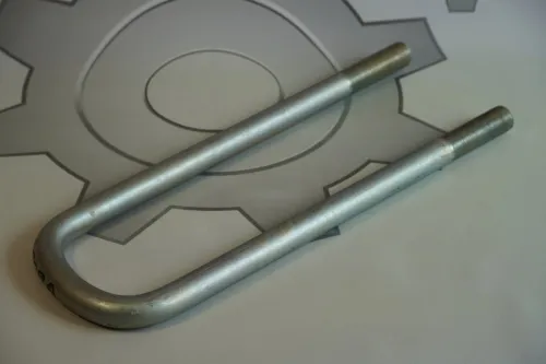 509А-2902408-СПЕЦМАШ Стремянка рессоры МАЗ п/прицеп дополнительной оси L=410х93 М24х2 Р=80 СПЕЦМАШ