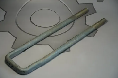 5312-2912408-10-СПЕЦМАШ Стремянка L=425х70 М20х1,5 Р=60 задн.рессоры СПЕЦМАШ