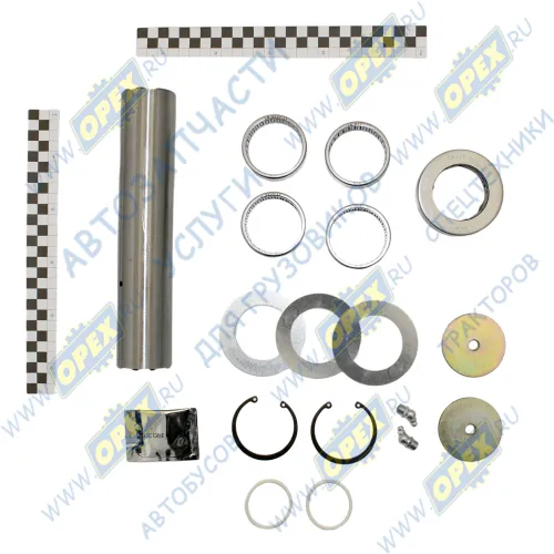 6430-3001008-09 РМК шкворня МАЗ-6430; (комплект на кулак) (6 наимен) подш NK50х25-4шт+шквор.+подш.шквор.опорн.) СПЕЦМАШ3