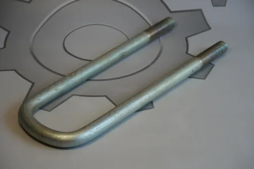 6317-2902408 Стремянка L=385х95 М24х2 перед.рессоры СПЕЦМАШ