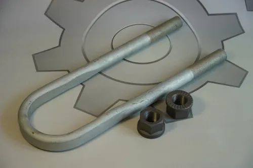 8561-2912408-СПЕЦМАШ-СБ Стремянка L=370х90 М27х2; в сборе СПЕЦМАШ