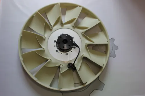020005338-СПЕЦМАШ Вискомуфта вентилятора с крыльчаткой (Ø650 мм - 11 лопастей); КамАЗ Cummins 6ISBe4 300,6ISBe 245,6ISBe 300,ISBe.7e4 245,ISB6.7e4 300,ISB6.7 СПЕЦМАШ