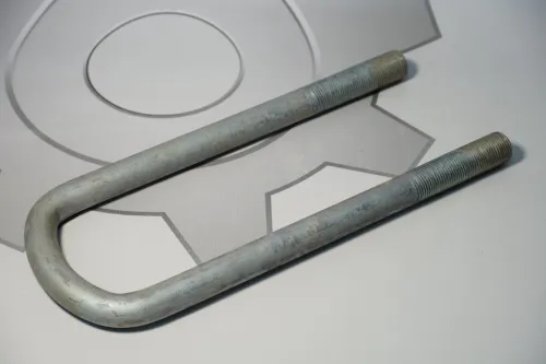 8925-2912408-СПЕЦМАШ Стремянка рессоры МАЗ прицеп задней (L=315-325х92 М24х2 Р=85) СПЕЦМАШ