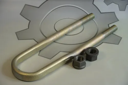 516-2912408-СПЕЦМАШ-СБ Стремянка L=455х95 М27х2 на полуприцеп; в сборе СПЕЦМАШ