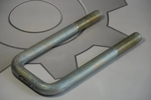 65115-2902408-СПЕЦМАШ Стремянка L=250-265х95 М24х2 перед.рессоры 65115; 250мм голая СПЕЦМАШ