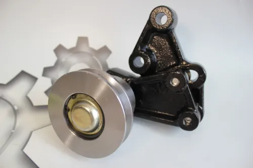 7511-1307155-СПЕЦМАШ Натяжное устройство насоса,dшкива=87 h=62 1ручей 2отв.ф13, ЯМЗ-7511 СПЕЦМАШ