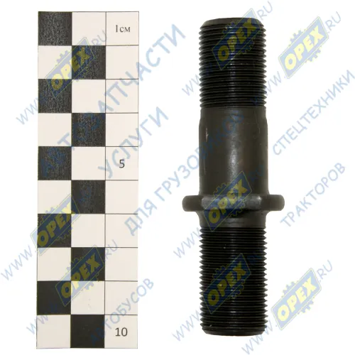 4320-3103008 Шпилька М20х1,5 Р1=30, М20х1,5 Р2=25 Lобщ.=90 передн.колеса, левая; (тефлон) СПЕЦМАШ