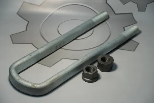 6520-2912408-СПЕЦМАШ-СБ Стремянка L=455х105 М30х2 Р=85 задней рессоры (Евро 20т) СПЕЦМАШ