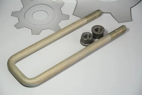 96742-2912408-СПЕЦМАШ-СБ Стремянка прицепа (L-380 М24х1,5) НЕФАЗ; в сборе СПЕЦМАШ