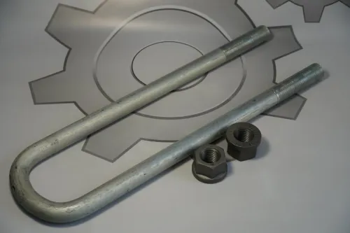 65115-2912408-СПЕЦМАШ-СБ Стремянка L=460х93 М27х2 Р=97 задн.рессоры (65115) (14т.); с гайками СПЕЦМАШ