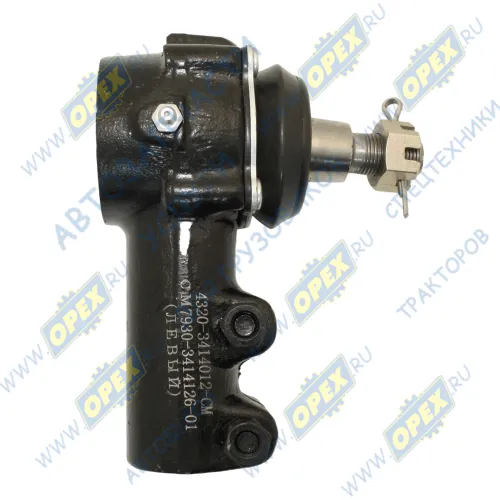 4320-3414012 Наконечник рулевой тяги левый C=26 Рвнутр=М36х1,5/М18х1,5 L=135 под болты а/м до марта 2003 г. СПЕЦМАШ1