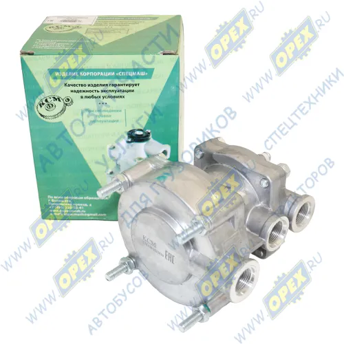 100-3522010-СПЕЦМАШ Клапан управления тормозами прицепа 2х-проводн. (5 вых. М22х1,5) (КУТП-2) СПЕЦМАШ