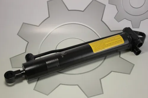 181-5003010-01-СПЕЦМАШ Гидроцилиндр опрокидывания кабины и подъема запасного колеса МАЗ (креп. 1отв.,ф24, L=340) СПЕЦМАШ