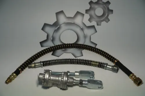 5551-1602738-СБ-СПЕЦМАШ Клапан сцепления МАЗ со шлангами (L=500 мм.); в сборе СПЕЦМАШ