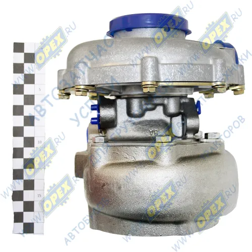 К-27-145-01-СПЕЦМАШ Турбокомпрессор дв.740.30-740.65 КамАЗ Евро-2,3 правый (аналог ТКР7С-6, S2B/0.76) KAMAZ Truck [740.30-260 / 740.50-360 / 740.51-320 / 740.35-400 / 740; 4/6 шпильки,10 отв.,универсальный СПЕЦМАШ2