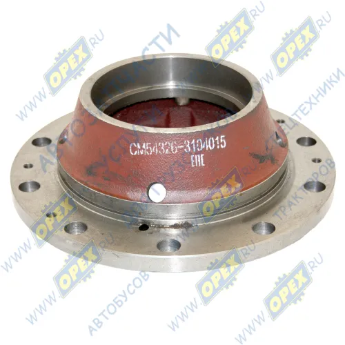 54326-3104015-10 Ступица МАЗ заднего колеса (голая) 10отв.ф24 h=155 ЕВРО(диск) СПЕЦМАШ