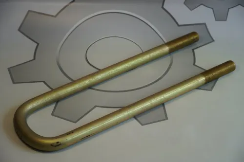 54341-2902408-СПЕЦМАШ Стремянка L=427-435х95 М24х2 Р=90 перед.рессоры СПЕЦМАШ