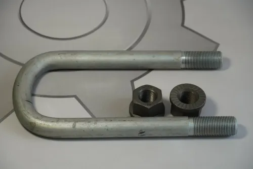 503Т-2902409-СПЕЦМАШ-СБ Стремянка рессоры МАЗ передней (L=245х93 М24х2 Р=57); в сборе СПЕЦМАШ