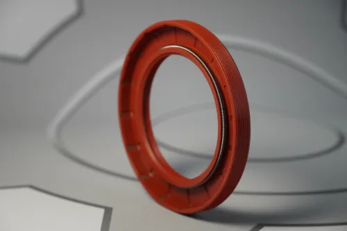 201-1005034-Б5-СПЕЦМАШ Сальник (манжета) правого вращения 64х95х10 МАЗ,КРАЗ,с насечками; ФТОР СПЕЦМАШ