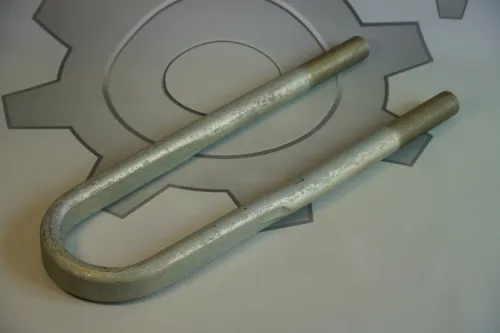 8378-2912408-СПЕЦМАШ Стремянка L=415х93 М27х2 Р=95 задн.рессоры на прицеп СПЕЦМАШ