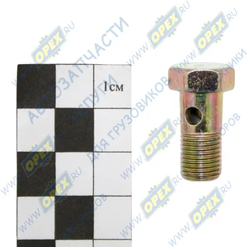 310122-П2-СПЕЦМАШ Болт С/И М10х22х1 Р=13 К=14 1отв. d=4мм перепускной , трубок топливных ТНВД ЯМЗ СПЕЦМАШ