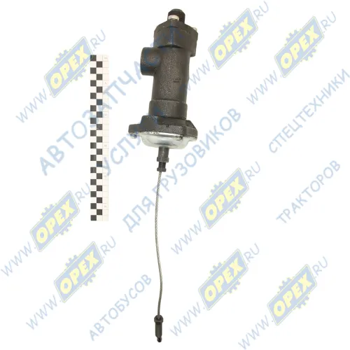 5516-8607010-СПЕЦМАШ Клапан МАЗ управления механизмом подъема платформы (встряхивания); с тросом L=330мм СПЕЦМАШ1