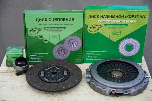 3400 700 345-СПЕЦМАШ Комплект сцепления MFZ-430 (диск 206); КамАЗ (КПП 142, 144, 152, 154, ZF 9S109) СПЕЦМАШ