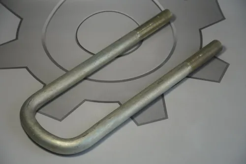 5320-2912408-СПЕЦМАШ Стремянка L=350х93 М24х1,5 Р=90 задн.рессоры (24) полуприцепы; без гаек СПЕЦМАШ