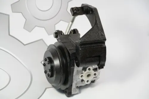 500-3407190 Насос ГУРа МАЗ-500 с натяжным устройством в сборе СПЕЦМАШ