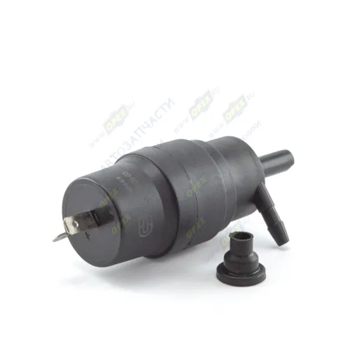 1124.5208100-03 Насос (ПВХ) L=95; 24В; 2 плоские клеммы по центру; 1 выход ф5; стеклоомывателя н/о ЗИЛ, КАМАЗ; 1,6 атм СТАТО1