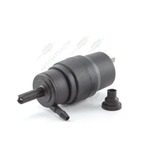 1124.5208100-03 Насос (ПВХ) L=95; 24В; 2 плоские клеммы по центру; 1 выход ф5; стеклоомывателя н/о ЗИЛ, КАМАЗ; 1,6 атм СТАТО