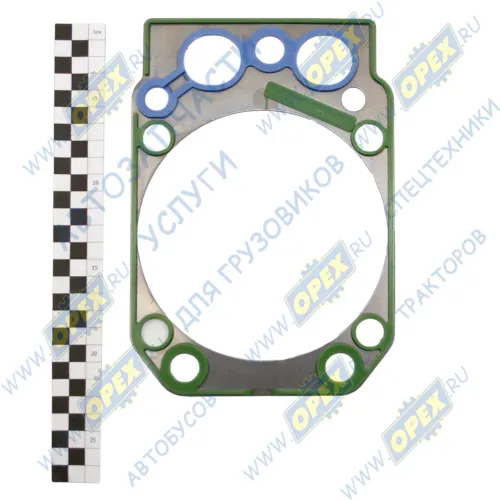 740.30.1003213-01 СБ Прокладка ГБЦ КАМАЗ (11отв.) Евро-3; (фторсиликон+силикон) н/о с металл. каркасом СТРОЙМАШ1