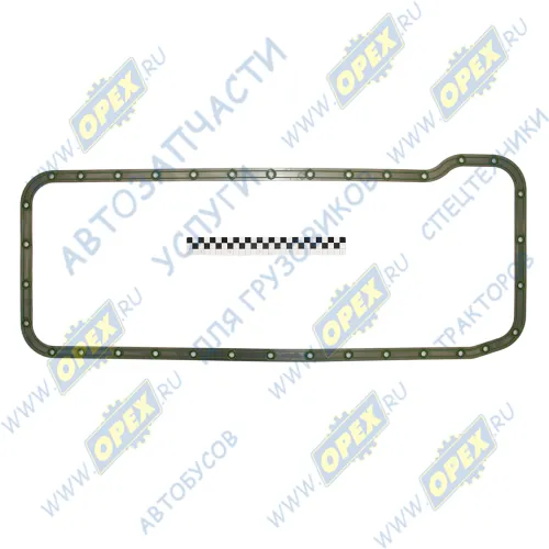 СТР 536.1009040 Прокладка поддона ЯМЗ-536; металл+силикон СТРОЙМАШ