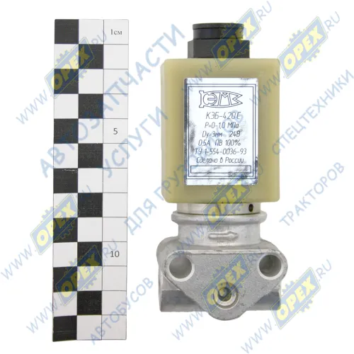 КЭБ-420С Клапан электромагнитный 24В; (байонетный разъем) СЭПО2