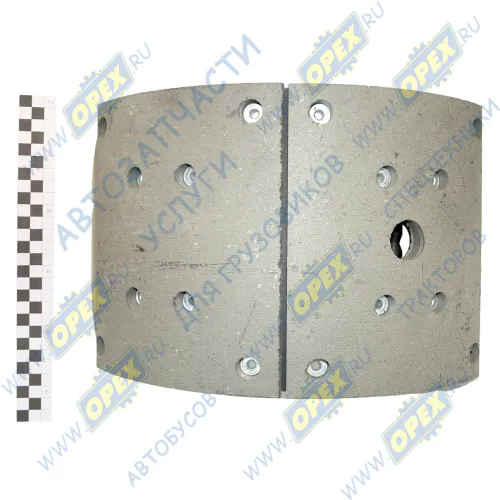 5440-3502090/91 Колодка тормозная МАЗ задняя (комплект 2 шт.) правая/левая (АВS) (220х410) ТАИМ1