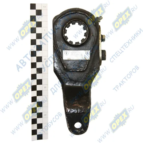 64221-3501136 Рычаг тормоза регулировочный МАЗ правый (гнутый,широкий шлиц, под вал 38мм); (механический) ТАИМ1