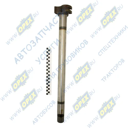 9758-3502111-010 Кулак разжимной МАЗ п/прицепа задний левый под ABS (эвольвентный шлиц, L-640 мм) ТАИМ1