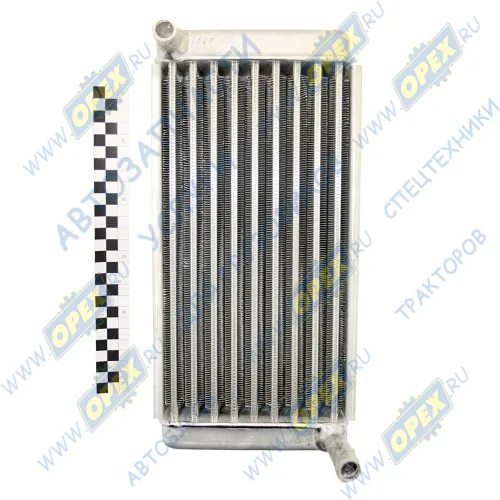 64221А-8101060-01 Радиатор отопителя МАЗ-6422,4370; (алюмин.) 2 выхода ф20 без краника, 180х390х80 ТАСПО1