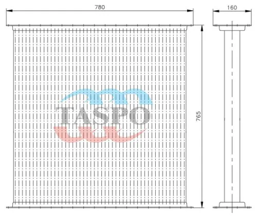 130У.13.020 Сердцевина радиатора Т-130,170 ТАСПО