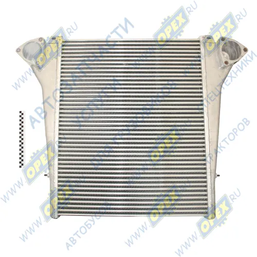 5480АТ-1172010 Охладитель наддува Е-3; 830х820х75; 2 треуг.фланца 3отв.ф8 КАМАЗ-5460/65225/5362 ТАСПО