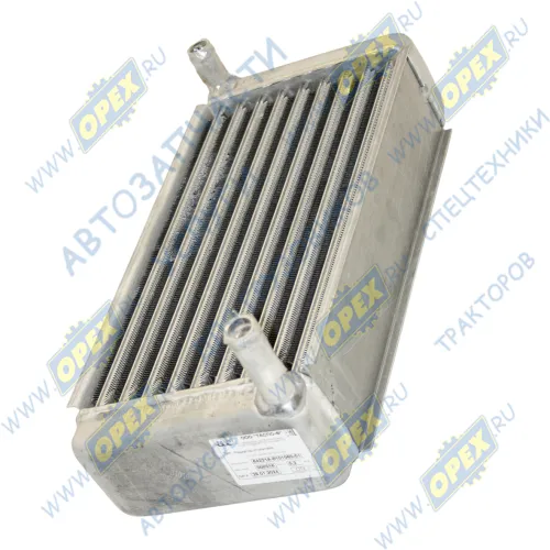 64221А-8101060-01 Радиатор отопителя МАЗ-6422,4370; (алюмин.) 2 выхода ф20 без краника, 180х390х80 ТАСПО