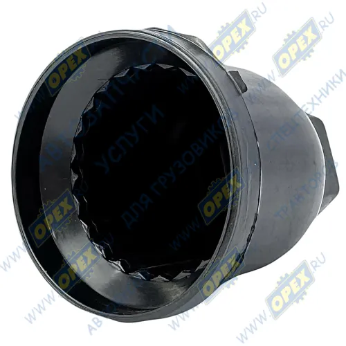 121459 Колпачок (крышка) гайки колеса SW32; H=54 на гайку К=32 (черный) многогранный ТАЮРАВТО1