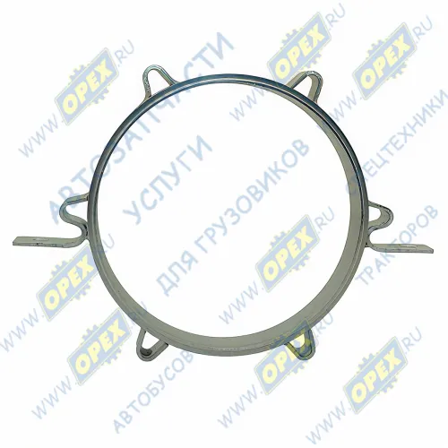 сб 446 Кольцо С/И (сталь) L=190 внутр. ф116 2 уха с отв. ф7 переходное воздушного отопителя Планар 8Д и 8ДМ ТЕПЛОСТАР