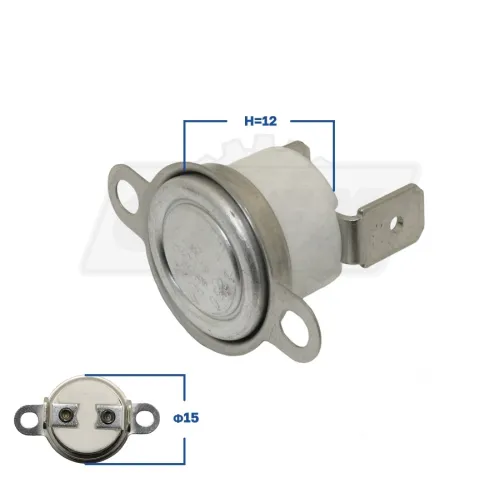 55Н Датчик ф15; h=12; 2 плоские клеммы, перегрева; Сб.815 ТЕПЛОСТАР3