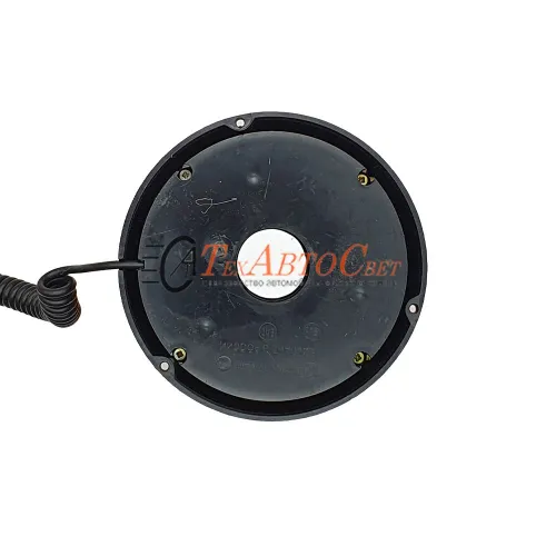 ТАС-М17-48 LED Маяк импульсный оранжевый 12/24в (на магните) светодиодный; 10-30V  48LED, 2 режима (в прикуриватель), диаметр 115мм, высота 120мм ТЕХАВТОСВЕТ1